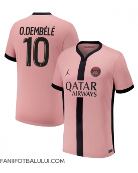 Paris Saint-Germain Ousmane Dembele #10 Tricou Fotbal Replică 2024-25 Barbati Treilea